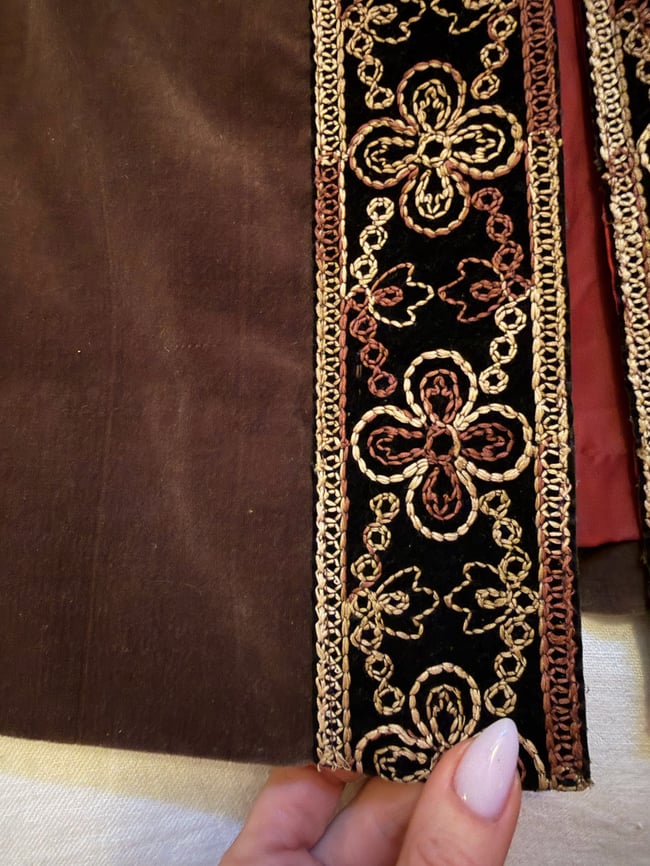 late 60s epic velvet choker maxi dress