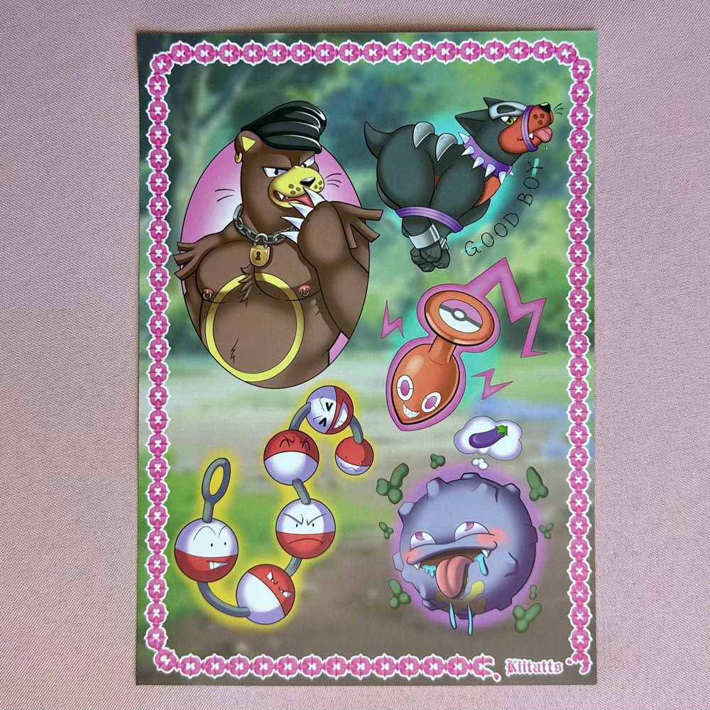 Image of Pokémon K*nk Print
