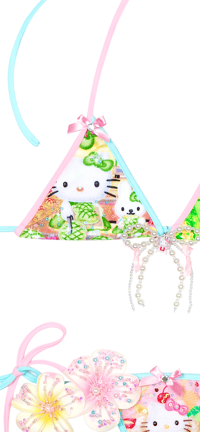 Image 6 of Japanese Crepe dessert & melon hellokitty 