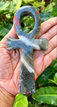 Image 1 of African Bloodstone Ankh