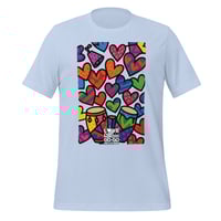 Image 2 of LOVEDCGOGO "LOVE HEARTS CRANK" Unisex T-shirt (see color options)