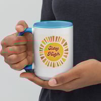 Image 5 of Stay High Mug with Colour Inside