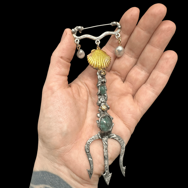 Siren Drop: amphitrite’s regal brooch