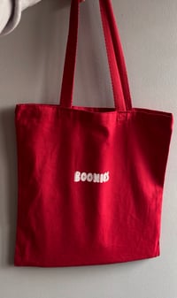 Image 2 of Only Cream red tote bag 