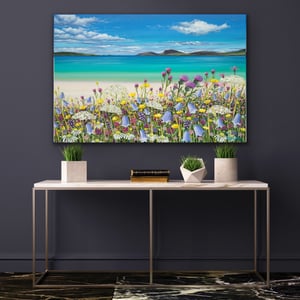 Image of Vatersay wildflowers giclee print