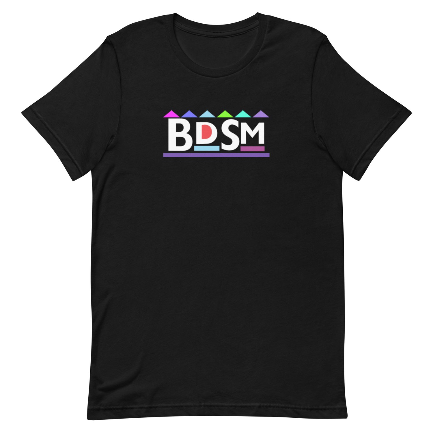 BDSM colored font Short-Sleeve Unisex T-Shirt