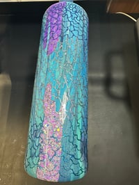 Image 1 of 30oz blue purple glitter dirty pour