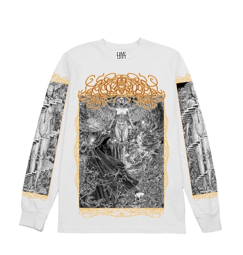 Reaper by Dave Levi - white longsleeve