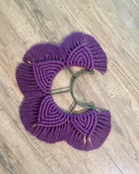 Image 5 of Macramé Crescent Moon 
