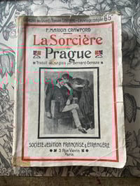 Image 1 of La sorcière de Prague, F.Marion Crawford, livre extrêmement rare, édition originale 1908