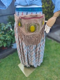 Image 3 of Dolly Bumbag suede fringe tassles Tan