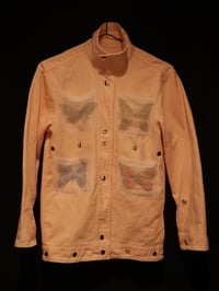 Image 1 of (XS) Butterfly Net Snap Crop Jacket