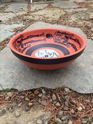 Image of Large Halloween Bowl w/ Skull