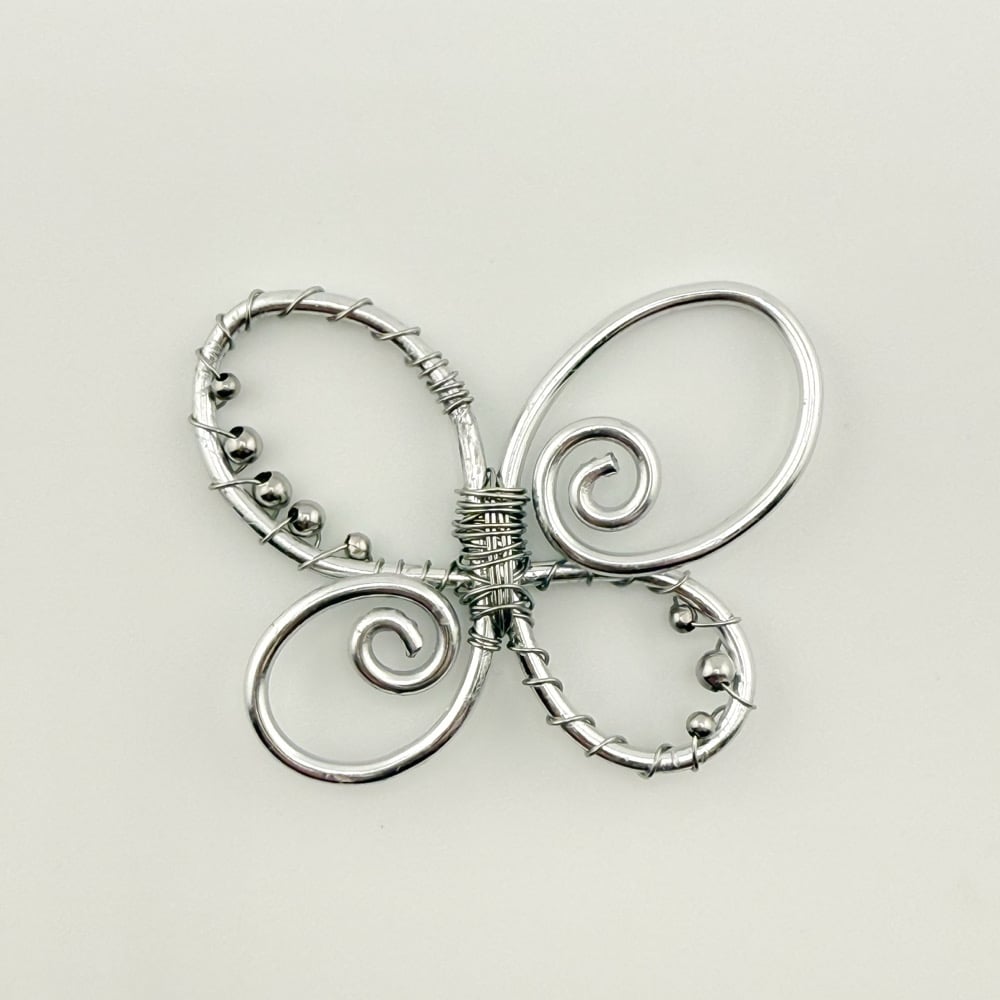 Image of Butterfly Path Wire Pendant 