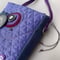 Image of Shimmering Compact Zippertop Sided Purse With Fun Buttons