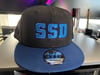 New Era SnapBack Hat With solid Blue SSD Logo