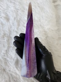 Image 7 of 7.5" Sardonyx Agate Crystal Towers | Red | Purple | Blue - 6 Styles