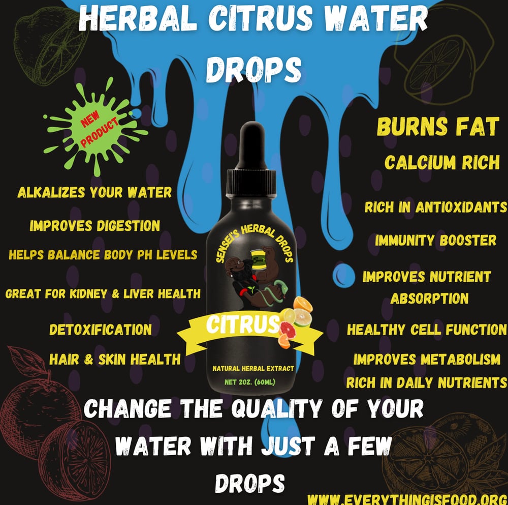 Image of Herbal citrus water drops 