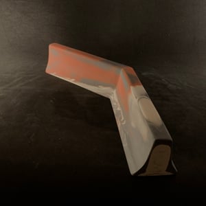 Image of Wired Ramps 130 Degree Angle Jersey Barrier (Dark Grey, White snd Red)