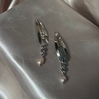 Image 2 of Pink pearl hair clips