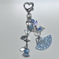 royal blue keychain