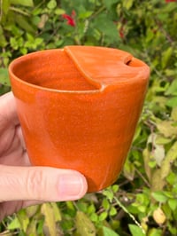Image 4 of Orange glazed Latte Travel/ Keep Cup