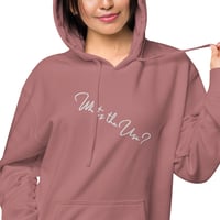 Image 24 of What's The Use Embroidered Unisex Pigment-Dyed Hoodie