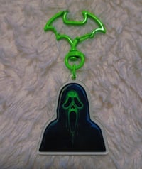 Image 1 of Glow in the Dark Ghostface Charm