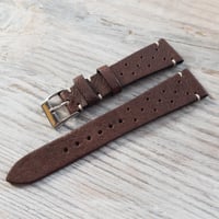 Image 3 of Wild Pigskin Racing Strap - Brown
