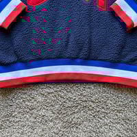Image 7 of POLO RALPH LAUREN TEAM USA PILE FLEECE PULLOVER WOMENS SIZE LARGE QUARTER ZIP PATRIOTIC OLYMPIC BLUE