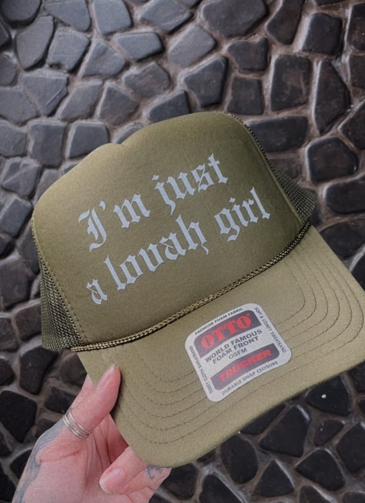 Image of I’m just a lovah girl -Trucker
