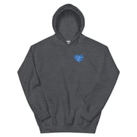 Image 15 of HOT GIRLS HAVE HEART HOODIE - BLUE