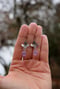 Image of Lilac Flowers Lavender Jade Dangle Earrings