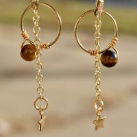 Image 1 of Cosmic Tiger Earrings