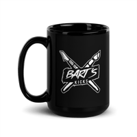 Image 4 of Double Sided Logo Black Mug