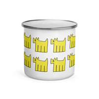 Image 1 of Yellow Dog Pack Enamel Mug