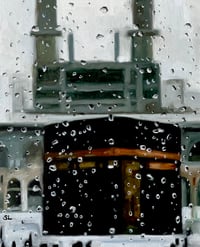 Rain in Mecca Print 