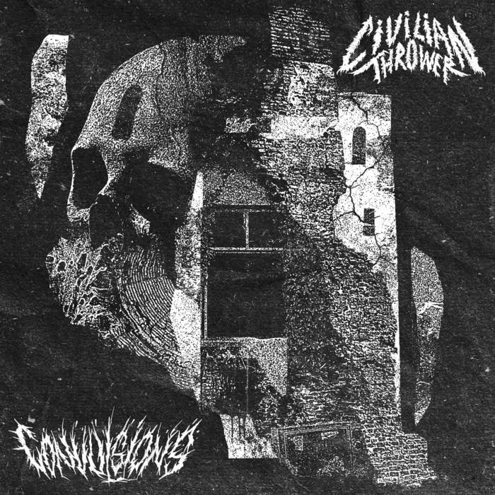 Convulsions / Civilian Thrower “split” LP (UK Import)