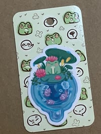 Bubble droplet: Vinyl Sticker 2 in