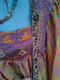 Image 10 of Gypset smock Top yellow mellow multi pinks