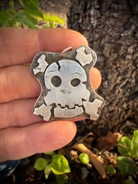 Image 1 of Steve Here Collab Skull and Bones Sterling Silver