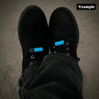 Image 2 of B&W Spiral Beads