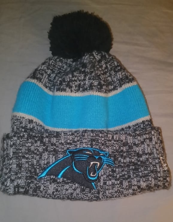 Image of Panther Blue & Black NFL Hat