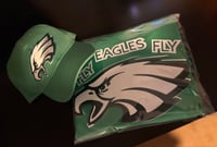 Eagles logo green Tshirt and cap