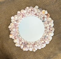 Image 2 of Seashell Mirror 21”