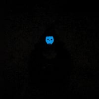 Image 12 of Glow in dark gray tabby cat in witch brew cauldron ceramic keepsake (rainbow effect)