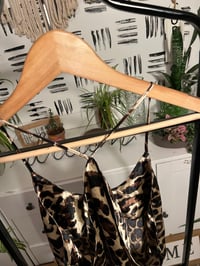 Image 6 of leopard satin set 