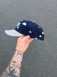 Image 4 of RED BRIM MULTI TONE PARTLY CLOUDY  ASTROS CUSTOM FITTED CAP