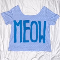 Image 1 of meow tshirt
