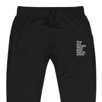 Image of "You Are Exactly What GOD Had In Mind" Unisex Fleece Sweatpants